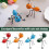 Sculpture de jardin en fer représentant une fourmi (10 cm) 2
