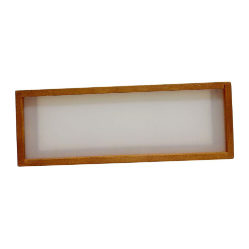 Wooden Shadow Box Frame with Light 26x6x9cm Brown 1
