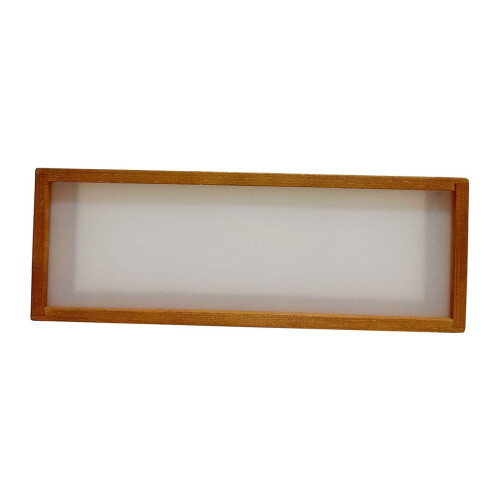 Fa árnyékdoboz keret lámpával26x6x9cm 2