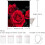 Κουρτίνα ντους Red Rose 72x84in με 12 γάντζους 2