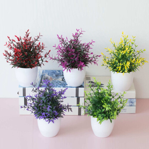 Planta Bonsai Artificial de 22cm em Plástico para Decoração de Ambientes Internos e Externos 2