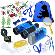 Outdoor Explorer Kit Gifts Toys Kids Binoculars Set Best For 6+ Year Old Boy And Girl Kids Adventure Kits