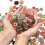 100pcs Wooden Buttons Mixed Round Assorted Colorful Retro Crafting Buttons 3