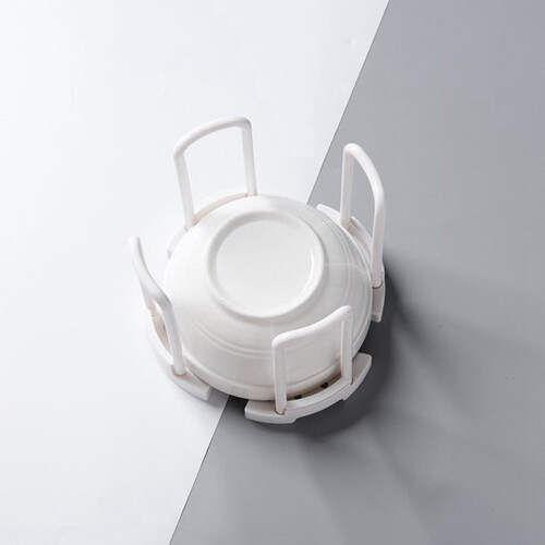Support de rangement pour bols et baguettes OUSITAI blanc 1