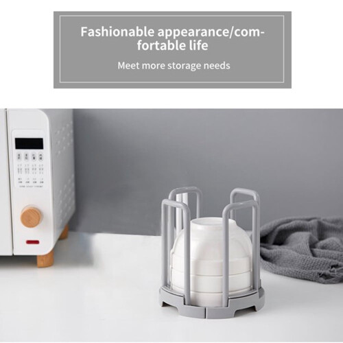 Support de rangement pour bols et baguettes OUSITAI blanc 2