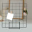 Wall Grid Organizer Black Wire Panel 2 pcs 8