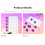 Moules durables de grappe de raisin de silicone idéaux pour 4