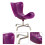 Mini Plastic Computer Chair for Dollhouse Decor 4