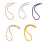 Vibranting Multicolor Natural Stone Beaded Necklace For-L2117 2