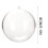 5 Clear Fillable Plastic Ornament Balls for Christmas Tree 3