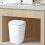 Silent Opening Lid Trash Can Plastic Bathroom Bedroom Office 3