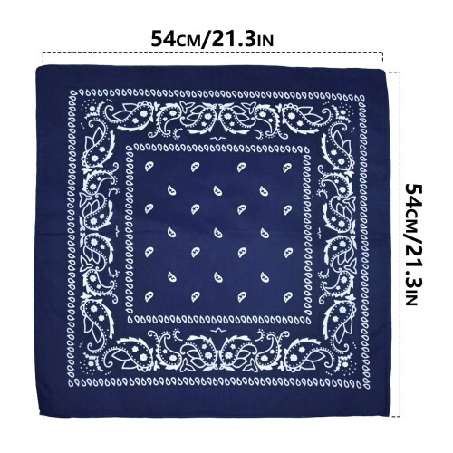 Cowboy Bandana Polyester 22x22 Inch 1