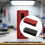 Burners for Cartridges Portable Gaming Accessory Support-Red 3