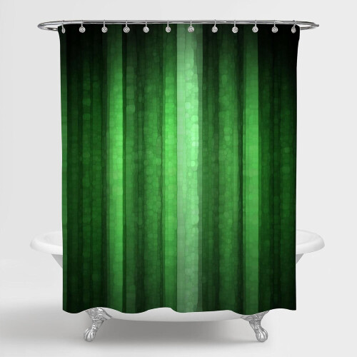Ombre Green Shower Curtain 72x72 in Polyester 1