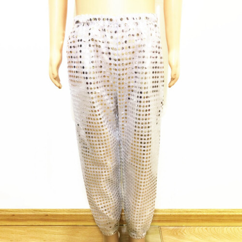 Kids Sequins Jazz Dance Trousers, Polyester, Size 130 1