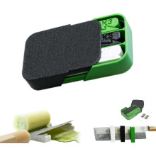 Outil de découpe ultra-mince pour légumes de cuisine, trancheuse à feuilles de 1 mm x 2 mm