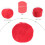 Red Crepe Paper Rolls Decoration 8 Rolls 5
