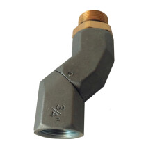 Raccord pivotant pour tuyau de carburant 3/4 po, rotation Ă 360