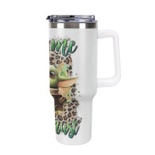 Baby Yoda 120 cl isolerad tumbler i rostfritt stål med