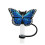 Butterfly Silicone Straw Covers for Stanley Cup 8mm 1