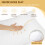 Full Body Pillow Insert 20 x 54 inch White 2