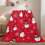 Couverture polaire sapin de Noël 4