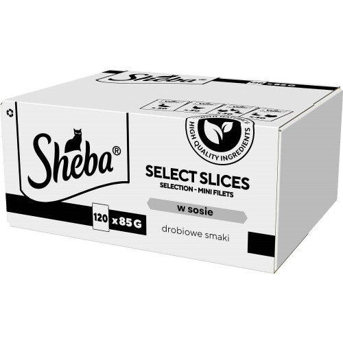 Sheba Bustine di salsa per pollame SHEBA 120x85g