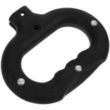 Adjustable Black Push Handle for Trolleys – 15 x 12 cm