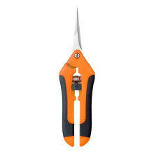 Stainless Steel Pruning Scissors – 16.7 cm, Orange
