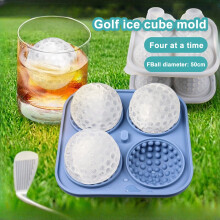 Moules à glaçons en silicone en forme de balle de golf (lot de 2)