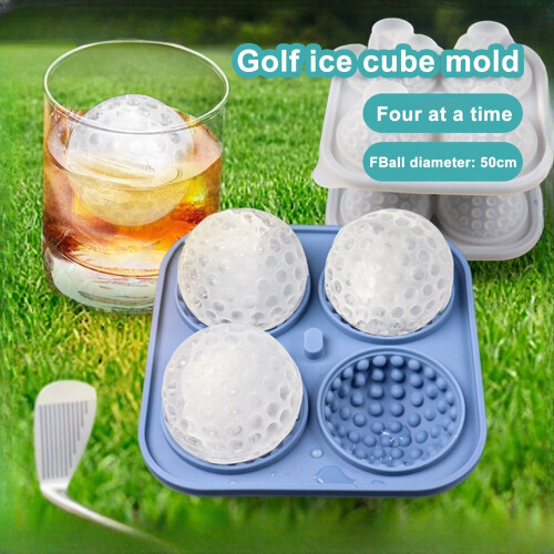 Moules à glaçons en silicone en forme de balle de golf (lot de 2)