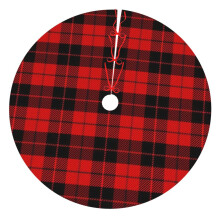 Christmas Tree Skirt Plaid 48 Inch