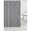 Polyester shower curtain silver foil marble gray 71x71 in 1