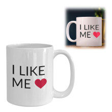 Keramický hrnek na kávu „I Like Me“ – originální dárek