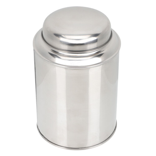 Teedose aus Edelstahl mit Deckel (1 Stück)