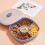 Gemüseschale, Obstschale, Snackbox mit 5 Fächern und Deckel 1