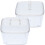 Norse Decor glassbeholdere til snacks lufttette 2 stk 1