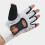 2 Stück Halbfinger-Boxsack-Handschuhe, Kampfhandschuhe,-Weiß S 5