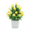 Planta artificial em vaso de plástico para mesa de escritório em casa. 1
