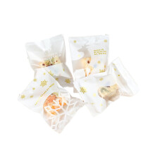Christmas cookie bags snowman design food-grade EVA 100 pcs