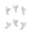 Christmas Angel Ornaments Gold Silver 6pcs 1