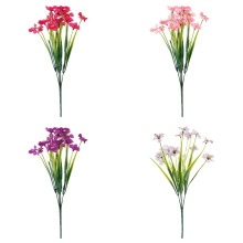 Bouquet de mariée en soie pour décoration intérieure ou extérieure (4 pièces)