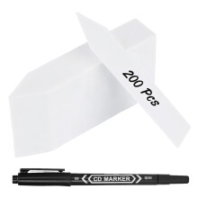 Pack Of 120 White Plastic Plant Labels For Indoor-200pcs