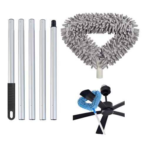 Multipurpose Extendable Cleaning Brush For-Light Grey 2