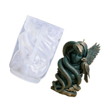 La nature inspire les faucons et le moule en silicone de bougie