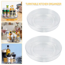 Kyoffiie transparentny obrotowy organizer kuchenny 10,63 cala