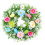 Plastic Easter Decorative Wreath 35Cm With Simulated Eggs-S 1
