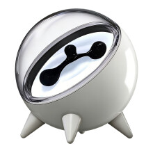 Dancing Ferrofluid with Music Rhythm,Ferrofluid Speaker-White