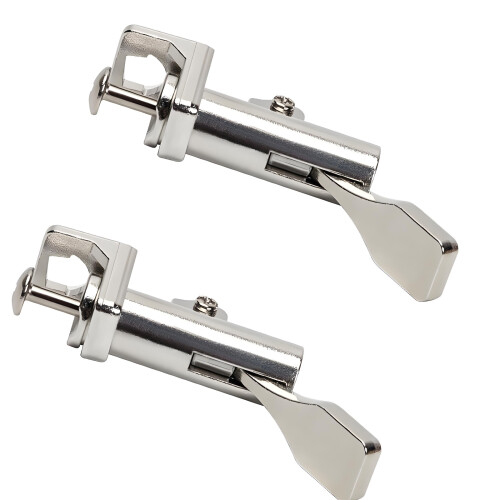 Steel Presser Foot for Flatbed Machines Extended-bright silver