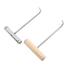 Crochets à os pour barbecue en acier inoxydable en forme de T (2 pièces)
